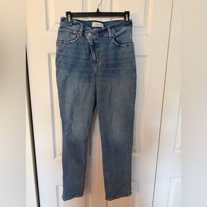 Abercrombie & Fitch Curve Love Straight Leg Jeans